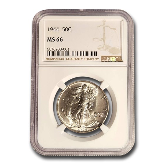 1944 Walking Liberty Half Dollar MS-66 NGC 1944 Walking Liberty Half Dollar MS-66 NGC